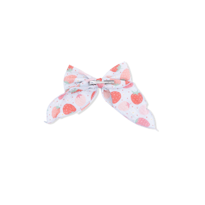 Angel Dear Strawberry Bliss | Large Bow