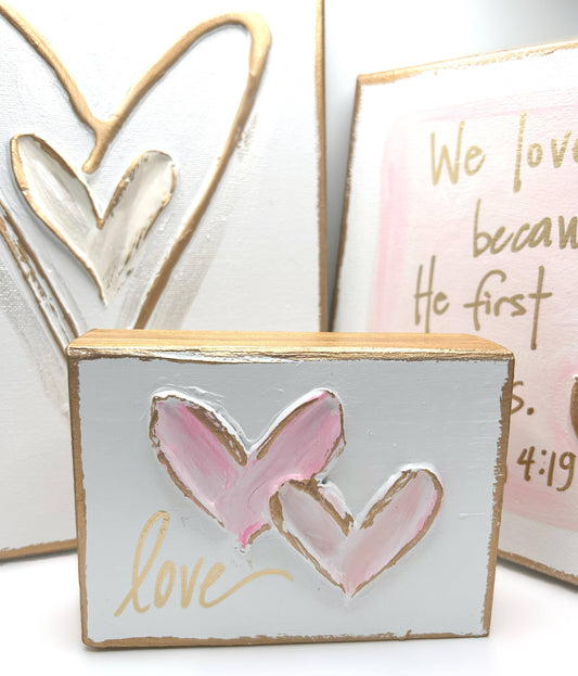 Coddiwomple Two Hearts With White Block 4x5