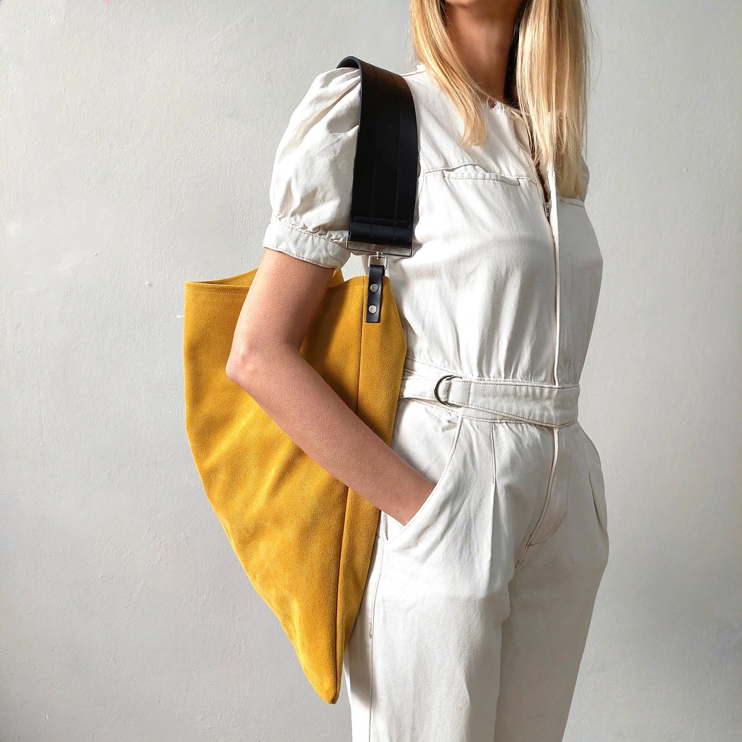 ANA KOUTSI - Akathi Soft Bag in Mustard