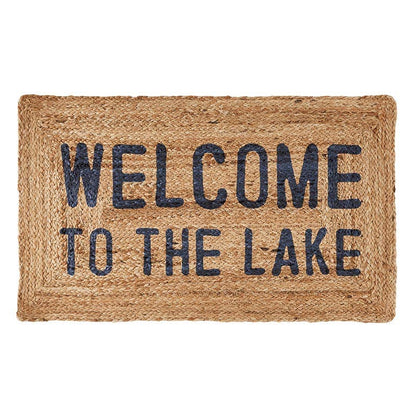 Welcome to the Lake Jute Doormat