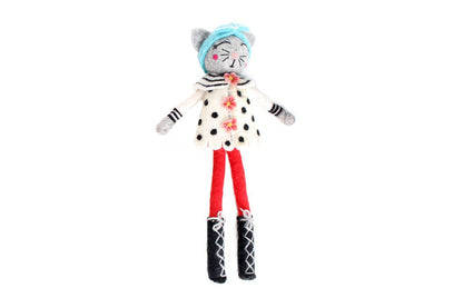 French Knot Sophia Cat Doll Friend
