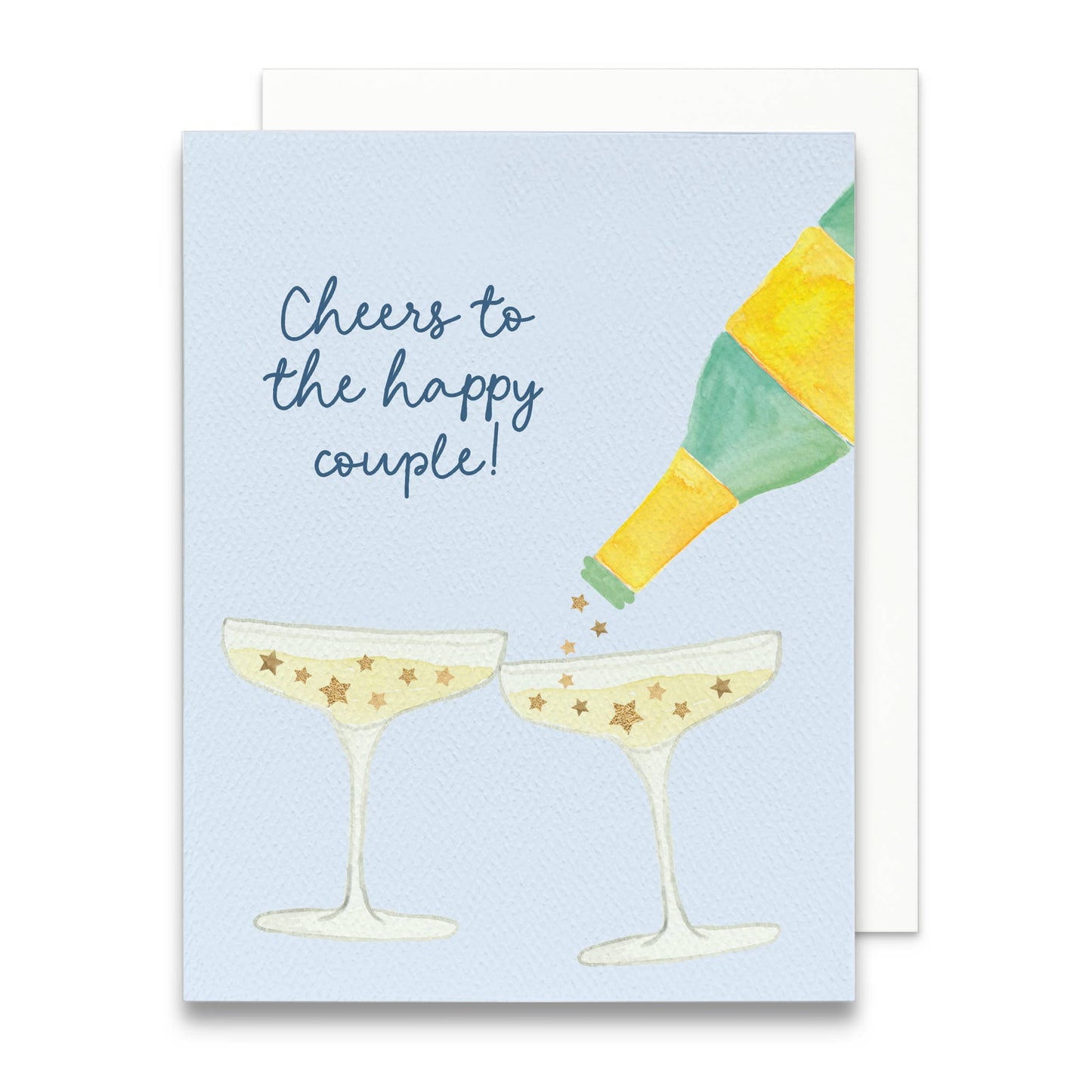 Cheers to the Happy Couple Greeting Card