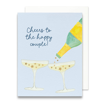 Cheers to the Happy Couple Greeting Card