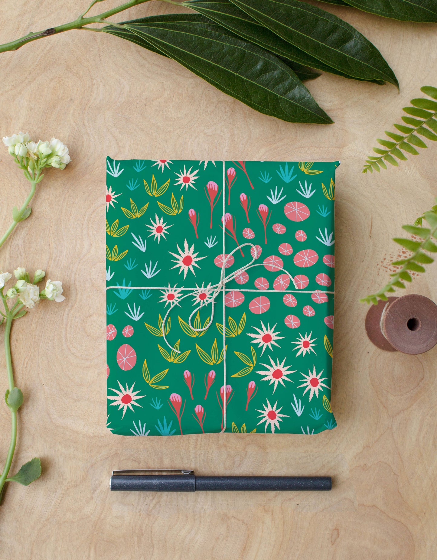 Morning Garden Wrapping Paper