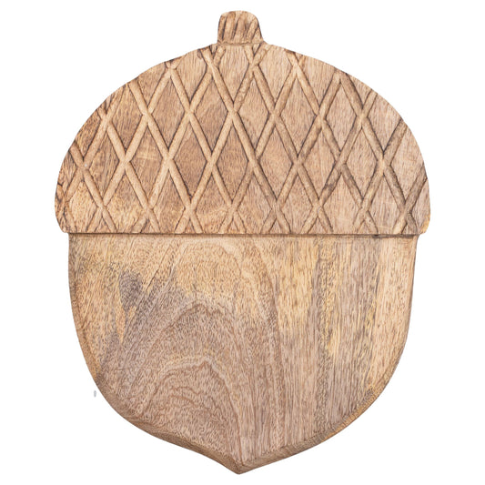 Acorn Mango Wood Cutting Board | 11.75