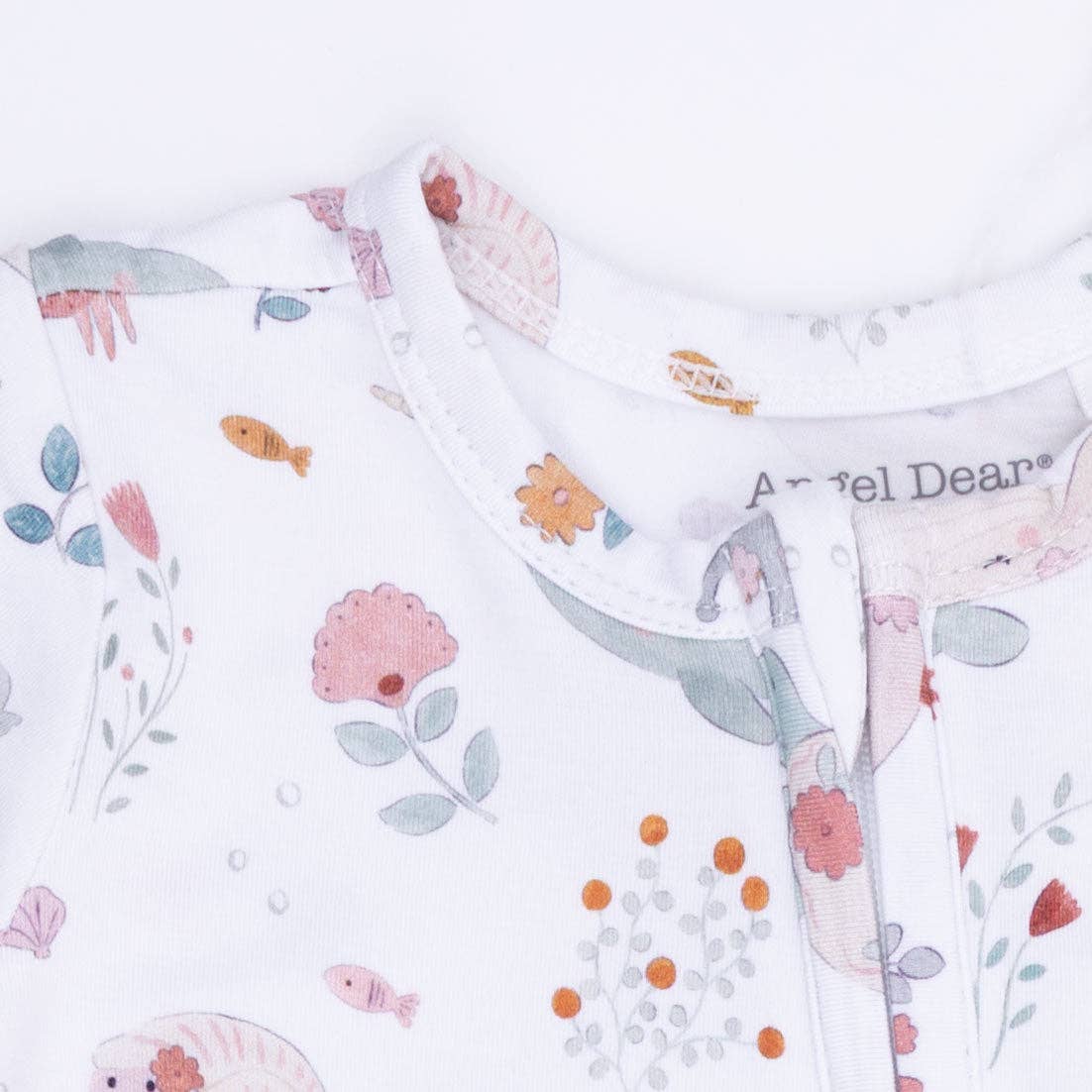 Angel Dear Garden Sea Creatures | 2 Way Ruffle Back Zipper Footie