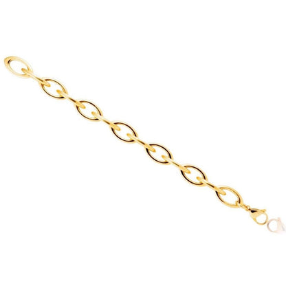 Gold Frankie Oval Link Bracelet