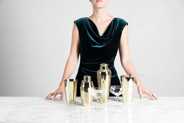 Belmont™ Gold Parisian Cocktail Shaker