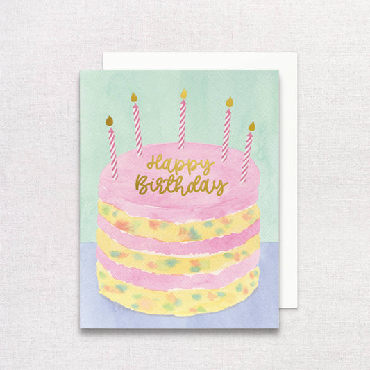 Gert & Co Funfetti Cake Greeting Card | Birthday