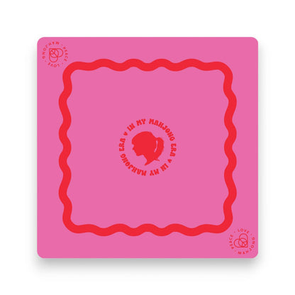 Peace Love Mahjong Mat | Pink Lover Era