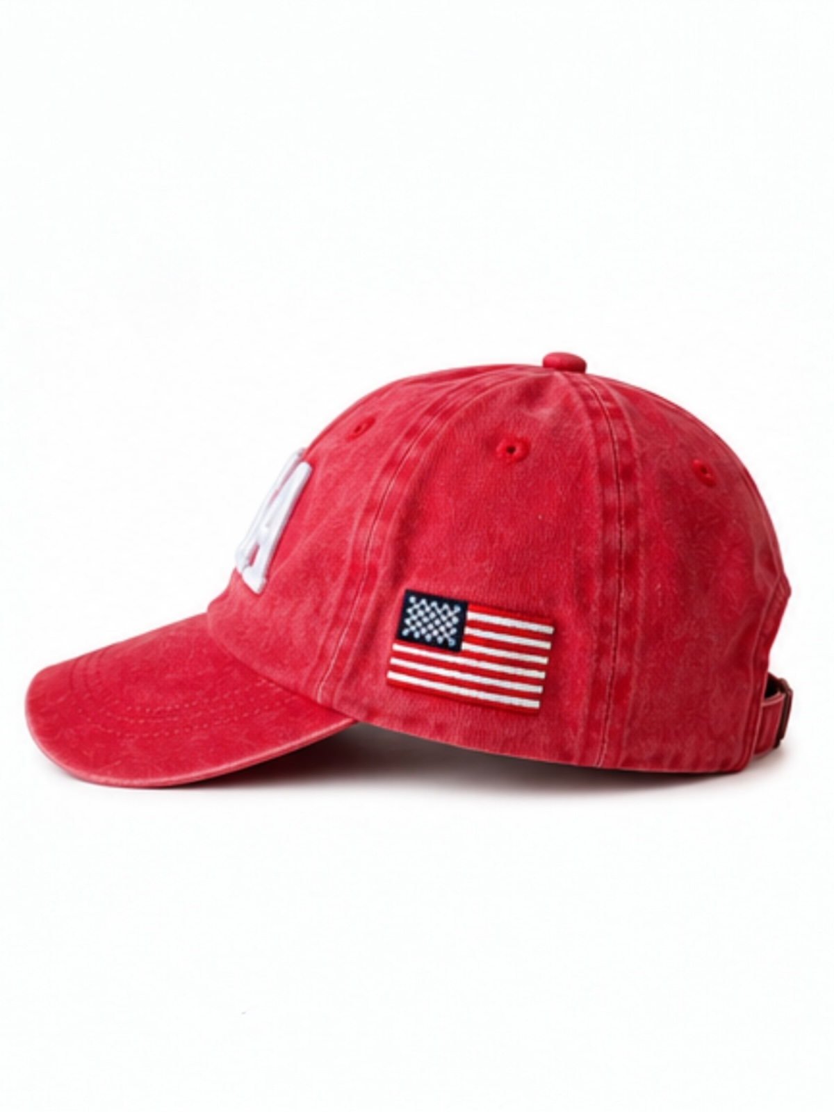 SpearmintLOVE USA Baby/Kids Baseball Hat | Vintage Red