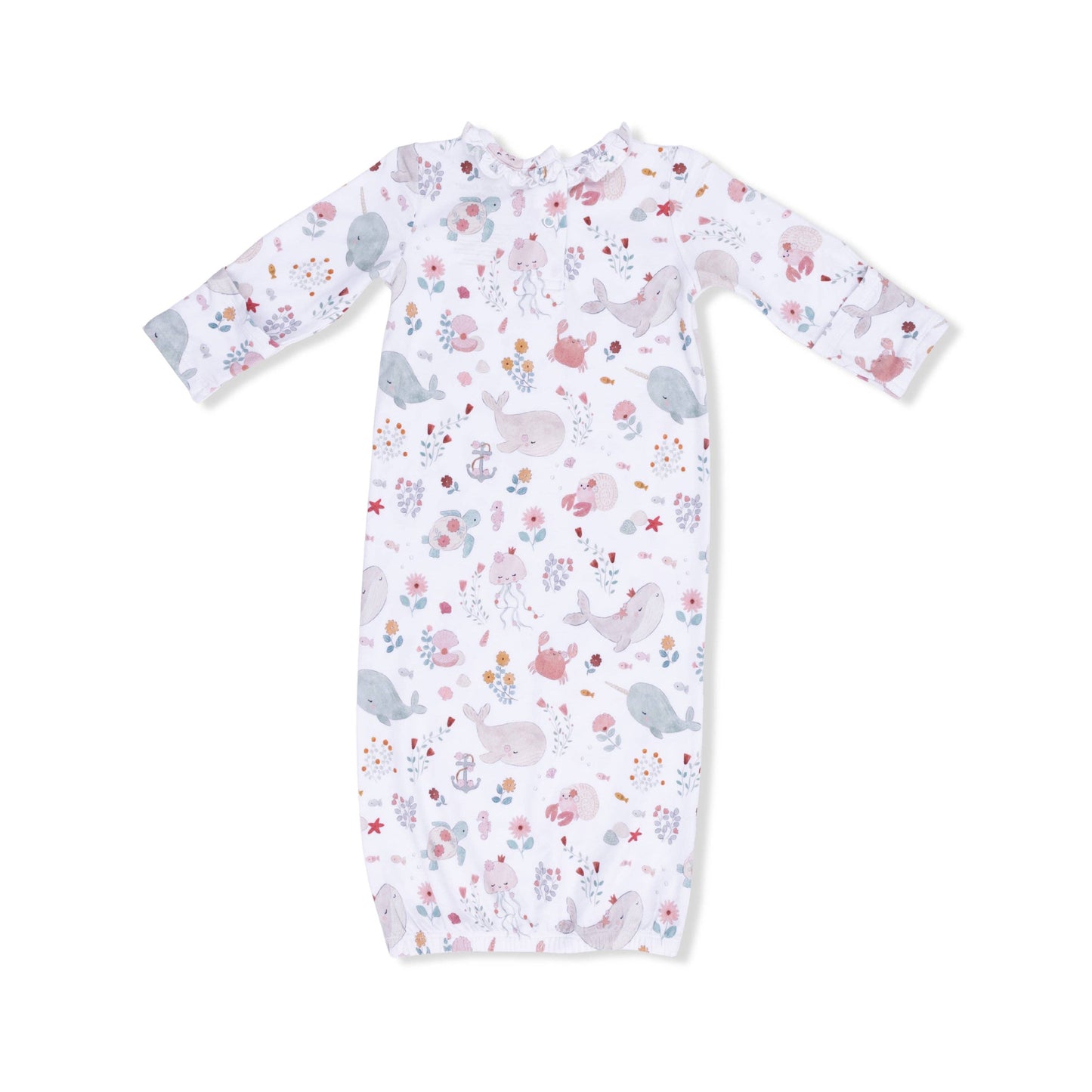 Angel Dear Garden Sea Creatures | Kimono Gown 0-3 Months