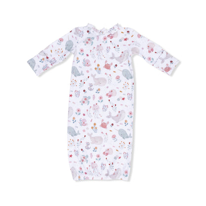 Angel Dear Garden Sea Creatures | Kimono Gown 0-3 Months