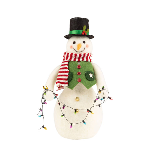 Top Hat Felt Snowman
