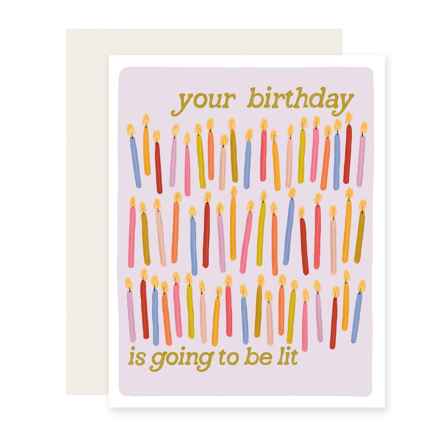 Lit Birthday Greeting Card