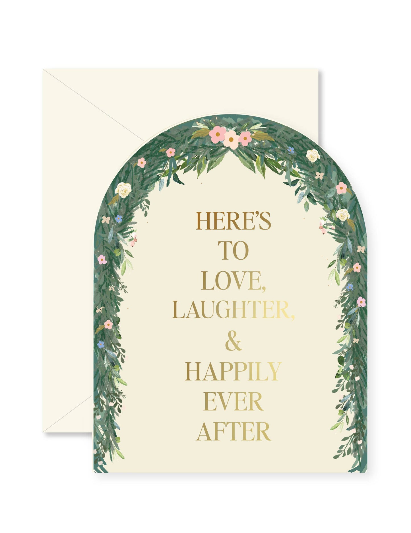 Wedding Floral Arch Greeting Card