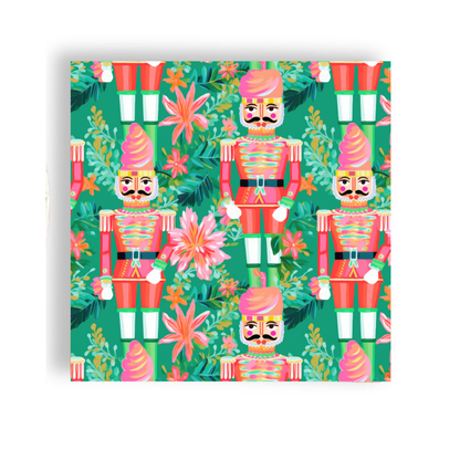 Paper Holiday Luncheon Napkin | Pastel Nutcracker