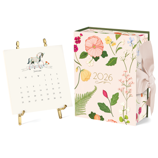 Karen Adams Designs 2026 Classic 12 Month Desk Calendar