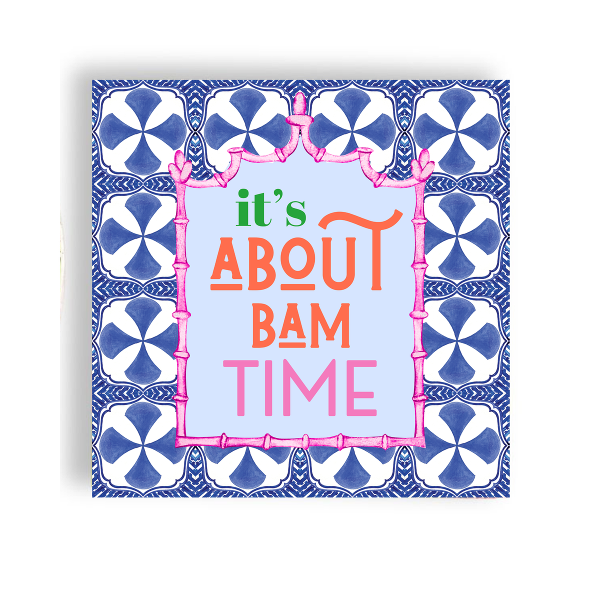 Paper Cocktail Napkin | Bam Time