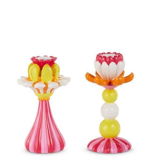 Ruffled Whimsy Candlestick Holder