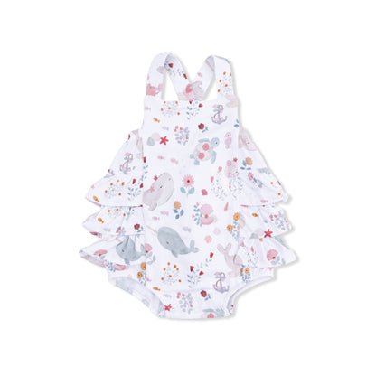 Angel Dear Garden Sea Creatures | Ruffle Sunsuit