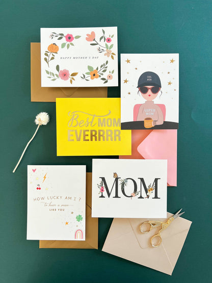 Cool Mom Greeting Card