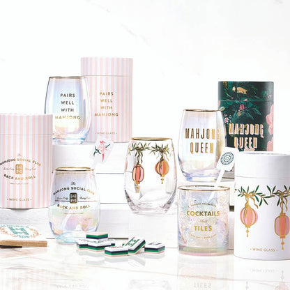 Gold Foil Rocks Glass |Cocktails and Tiles
