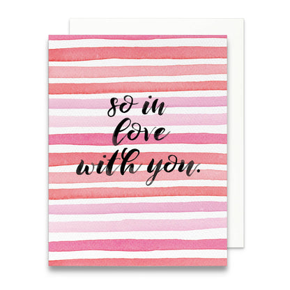 So In Love With You Greeting Card