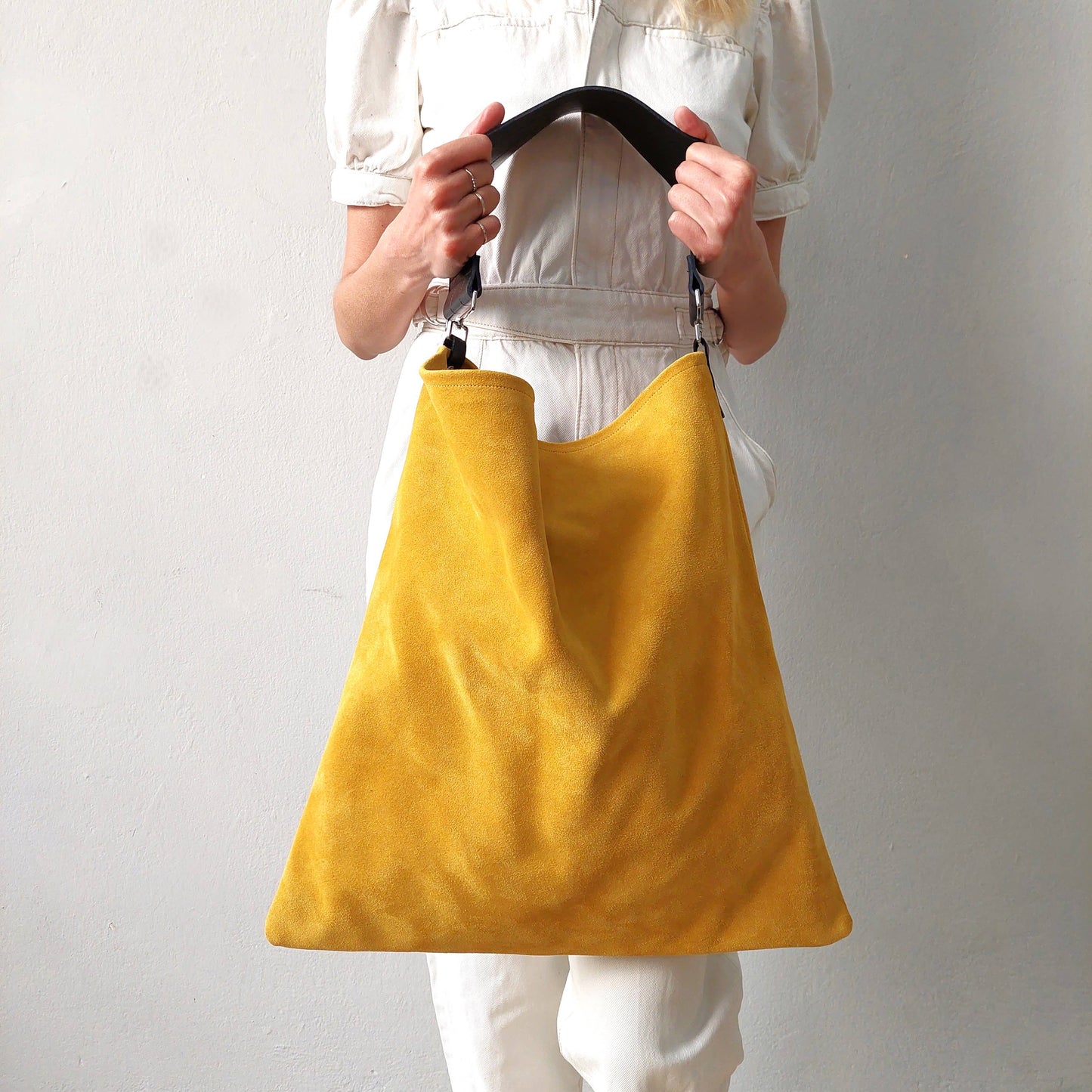 ANA KOUTSI - Akathi Soft Bag in Mustard