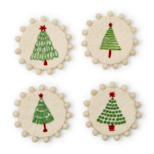 Set of 4 Holiday Coasters