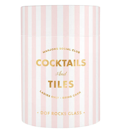 Gold Foil Rocks Glass |Cocktails and Tiles