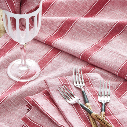 Red & White Stripe Runner