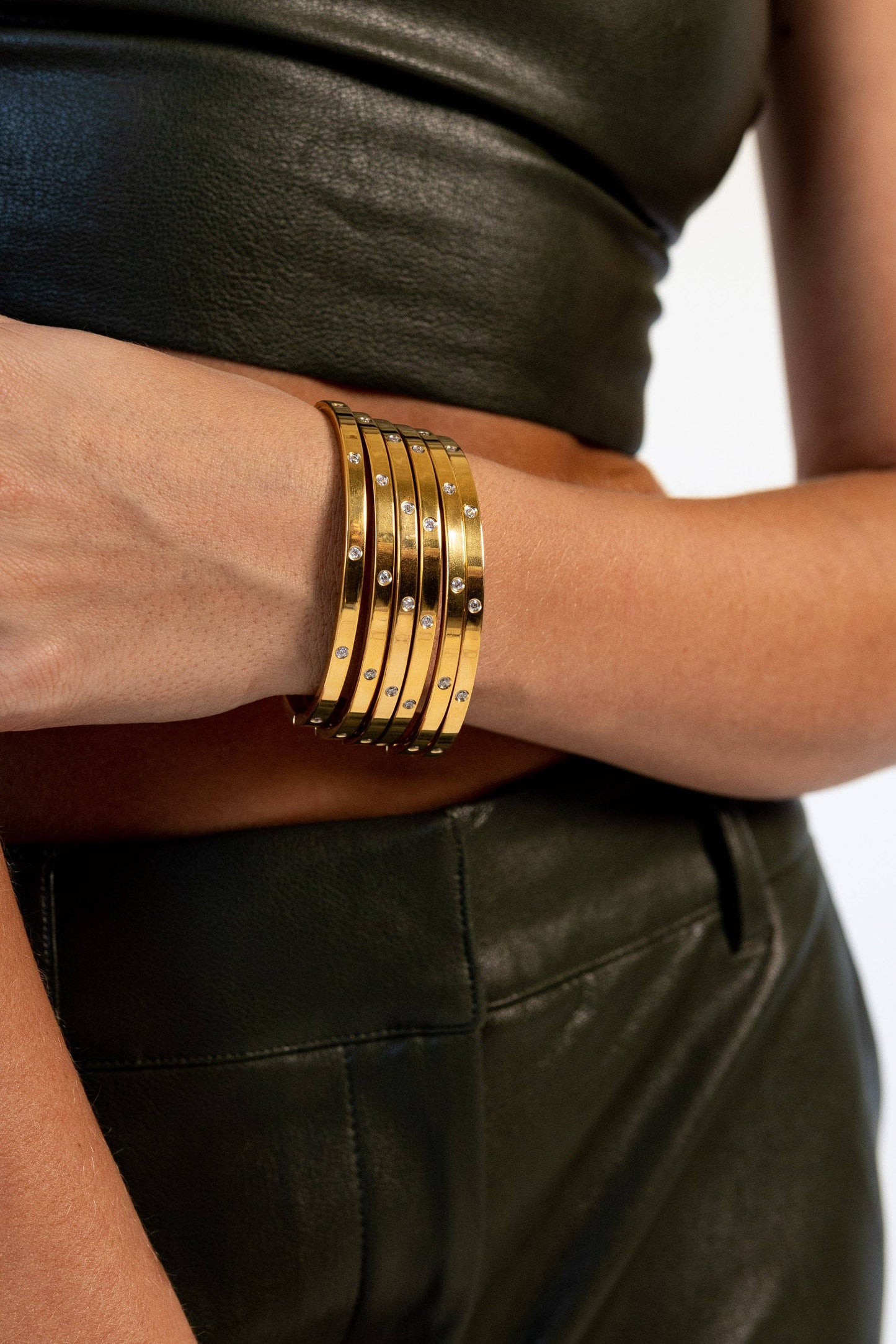 Elsie Gold Stackable Bracelet