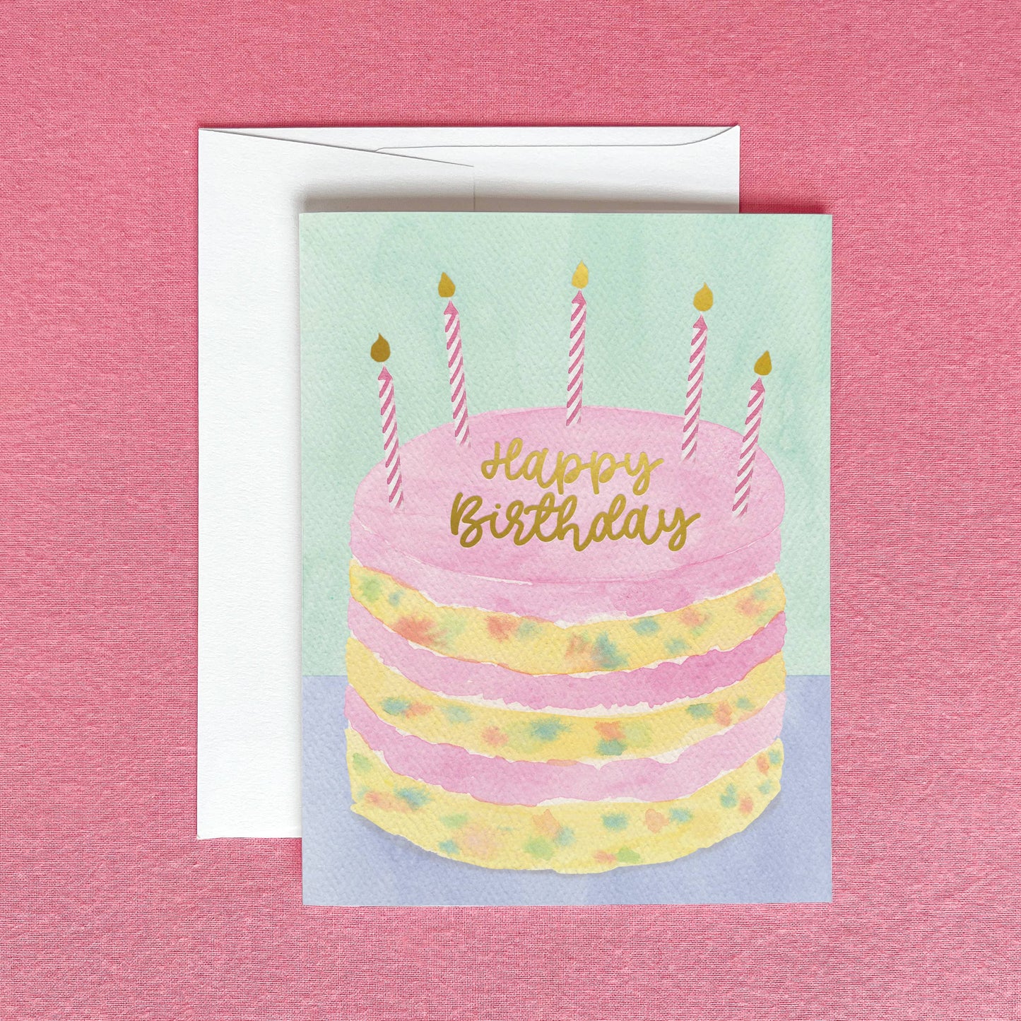 Gert & Co Funfetti Cake Greeting Card | Birthday