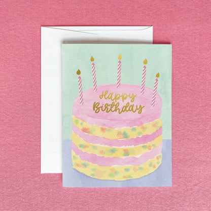 Gert & Co Funfetti Cake Greeting Card | Birthday