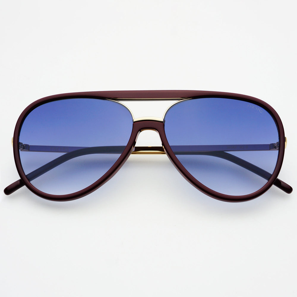 Freyrs Shay Sunglasses Burgundy