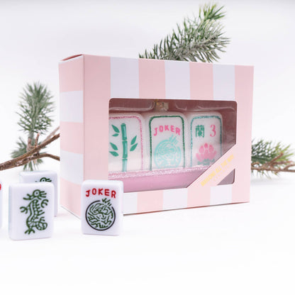 Mahjong Tile Boxed Glass Ornament