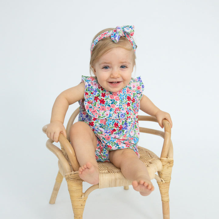 London Floral Ruffle Top and Bloomer