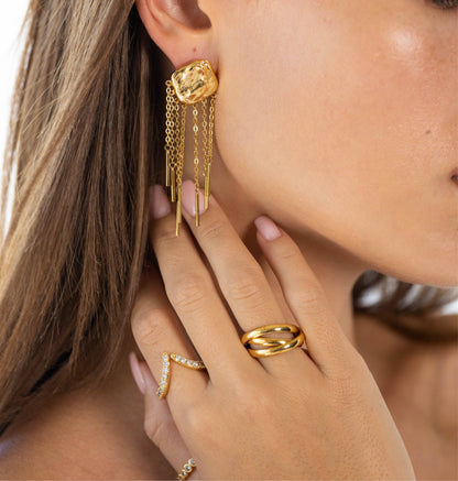 Golden Girl Ring Set: Gold / 6