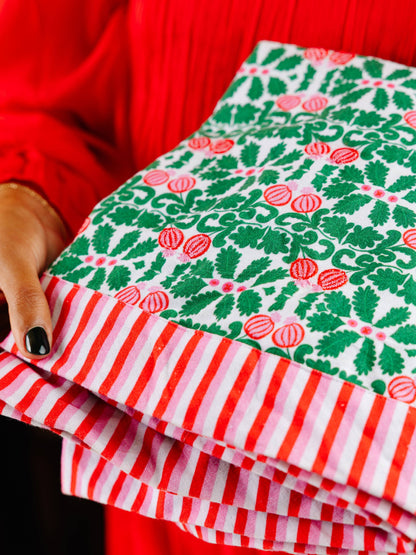 Furbish Studio Pomegranate Round Tablecloth