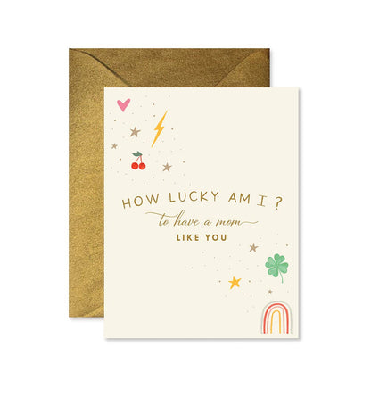Lucky Mom Greeting Card