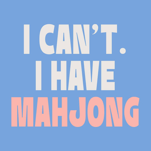 I Have Mahjong Paper Cocktail Napkins