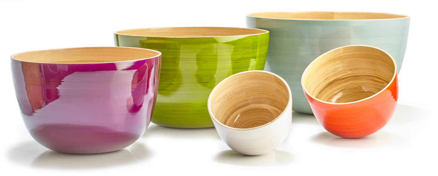 Bamboo Soup Bowl: Pastel Green