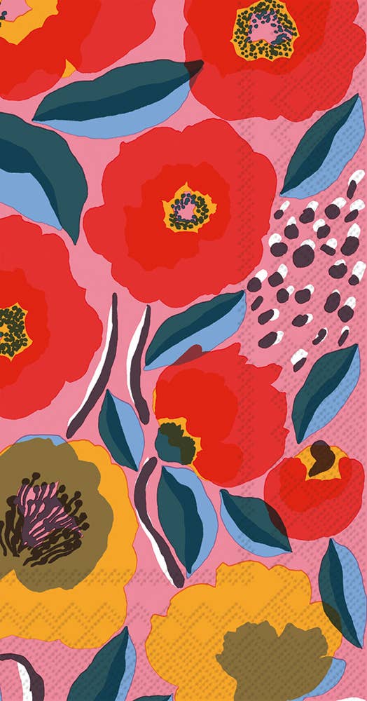 Rosarium Rose Paper Guest Towels