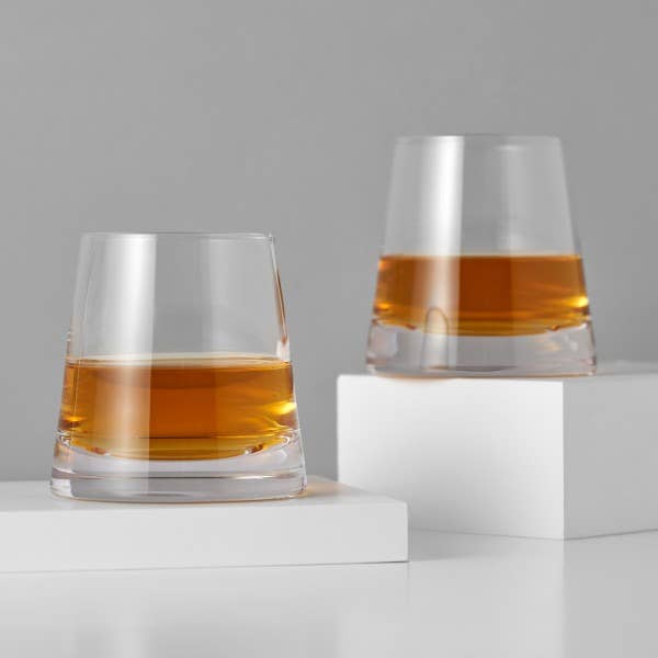 Raye™ Burke Crystal Whiskey Glasses Set of 2