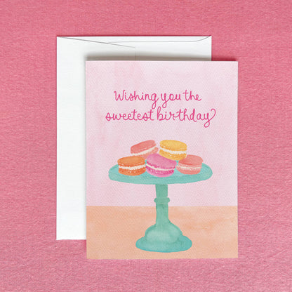 Gert & Co Macaron Sweetest Greeting Card | Birthday