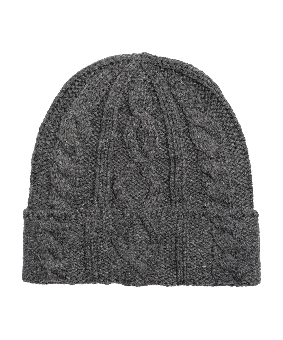 Mixed Cable Hat- Charcoal