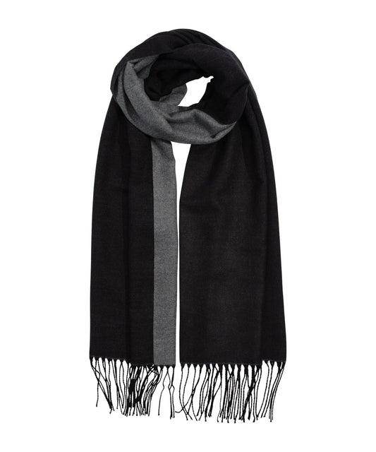 Echo Black Double Face Scarf