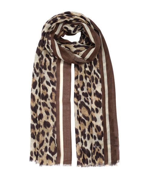 Echo Camel Leopard Wrap