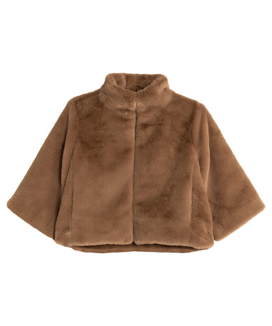 Echo Chai Sheared Mink Faux Fur Jacket